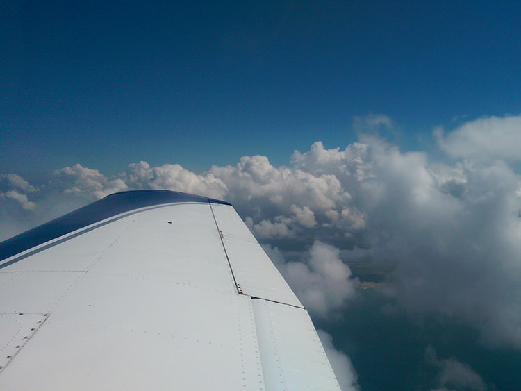 Flying above the clouds in Cornwall for the UK Restricted Instrument Rating - IR(R)