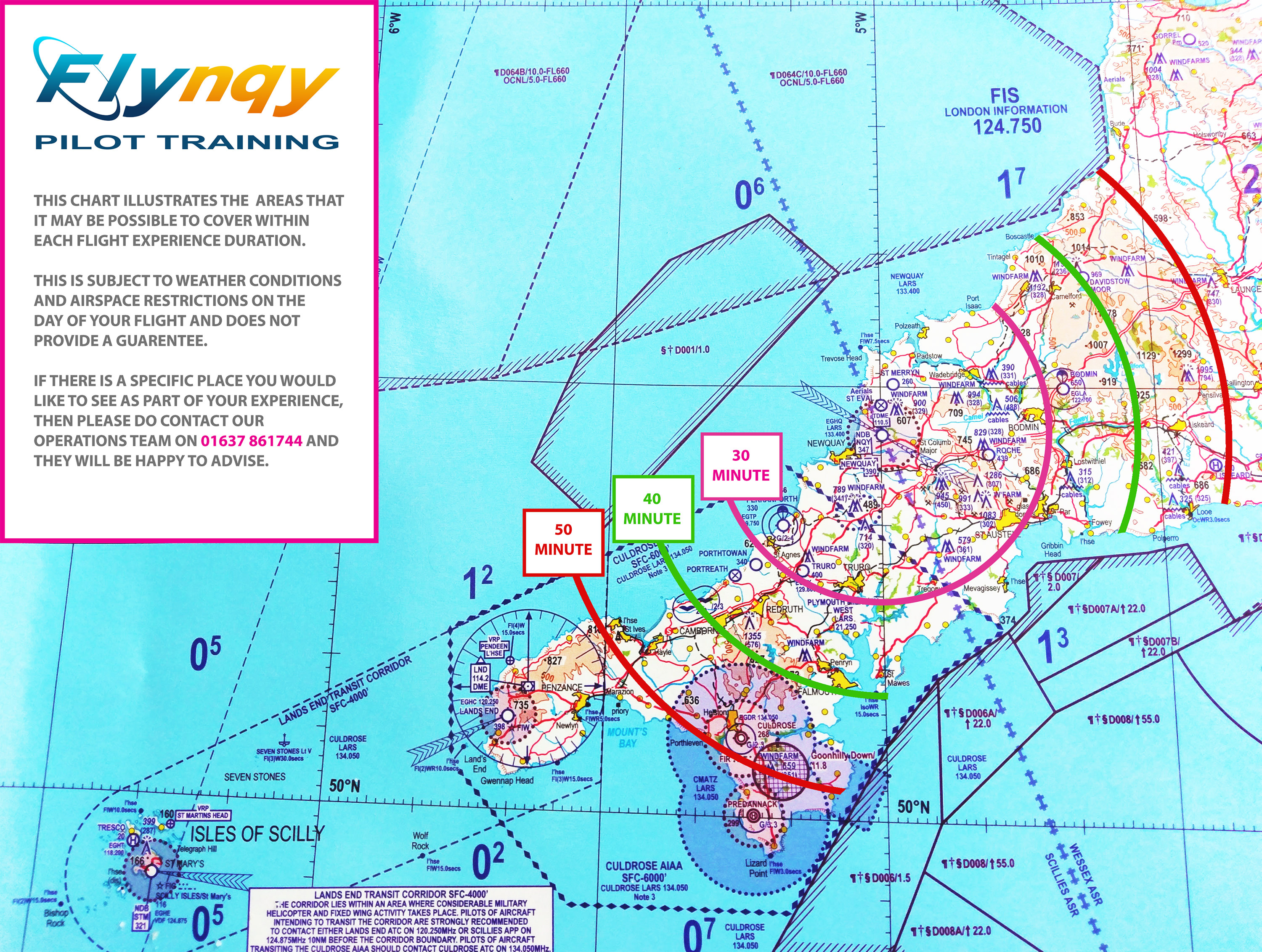 Flight Experience duration and distance map