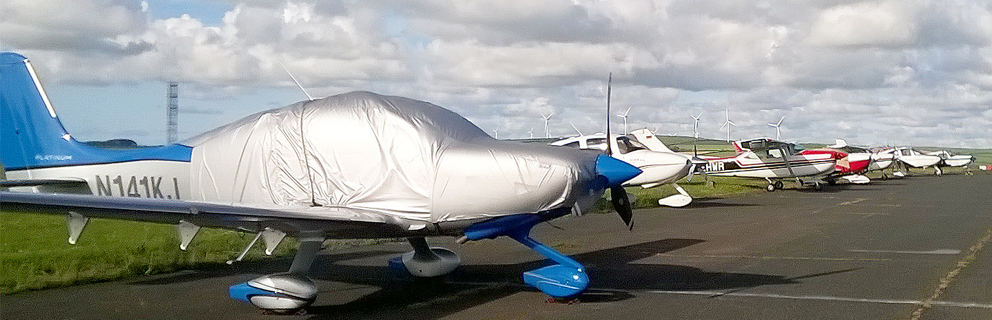 Cornwall Airport Newquay Visiting aircraft parking