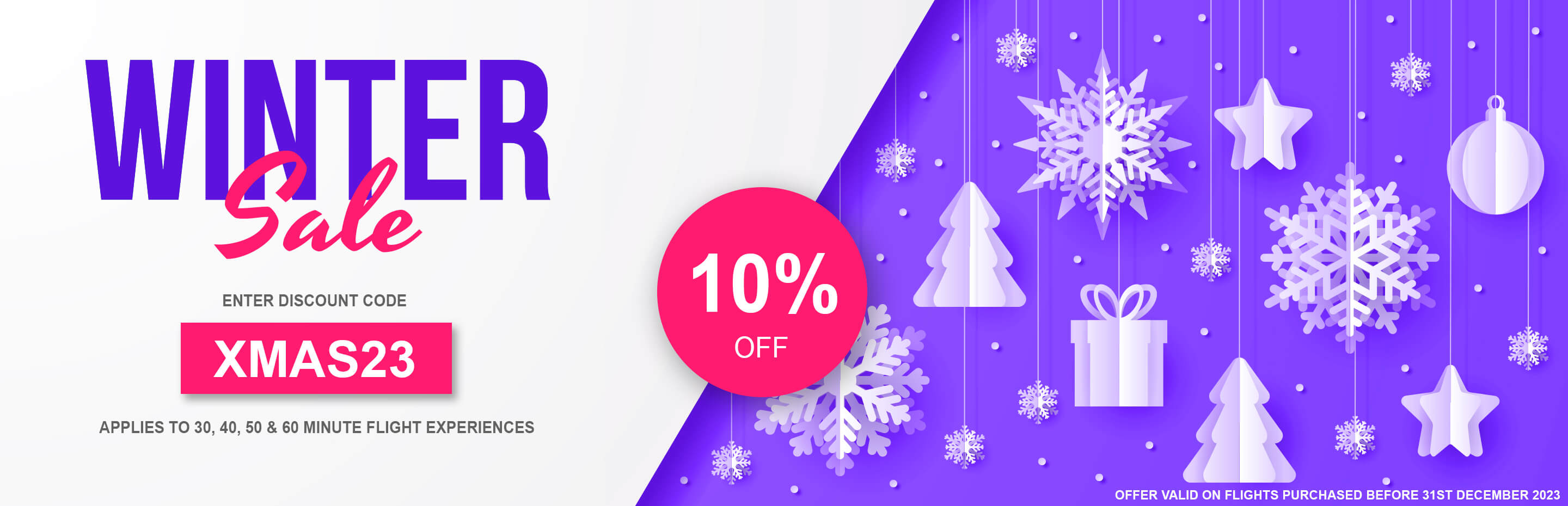 Give the gift of flight this christmas with our Flight Experience Gift Vouchers!